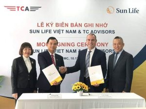 Lễ ký kết Hợp tác giữa Sunlife việt nam và TCA